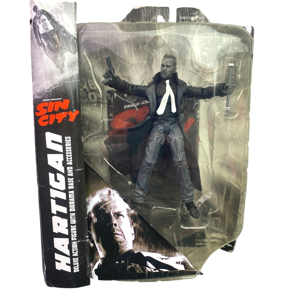 Diamond Select Toys Sin‎ City Hartigan Deluxe Action Figure Bruce Willis NIB